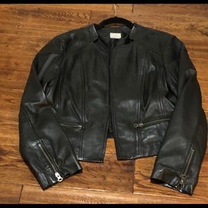 Stylish Brown Leather Lightweight Short Jacket